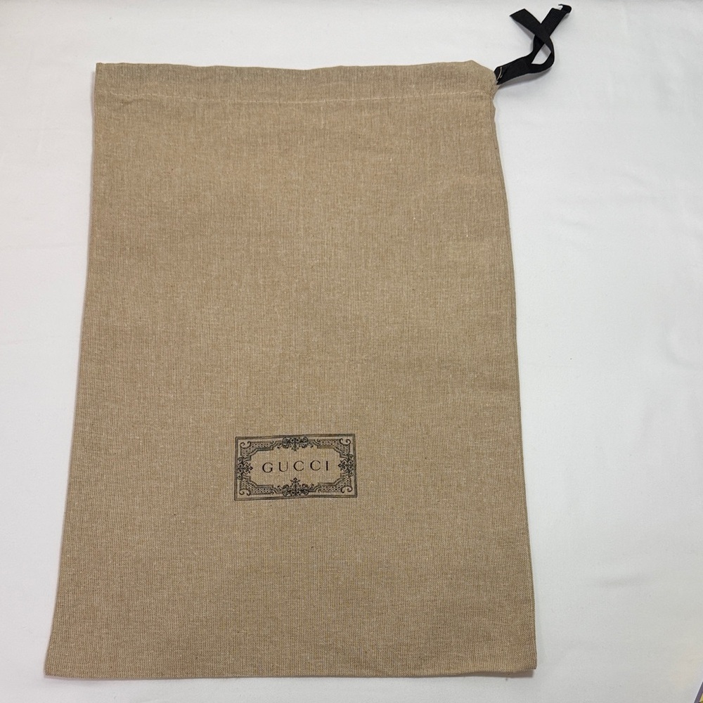 Gucci Beige Drawstring Dust Bag‎ 11x17